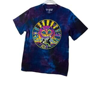 Cheshire Cat on Liquid Blue sz M